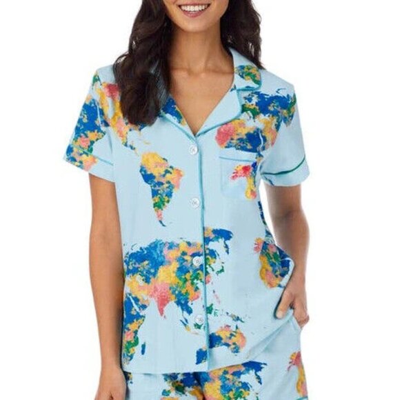 BedHead Other - Bed Head Pajama Top Womens Size XS World Of Color Organic Cotton Bedhead $98 NWT